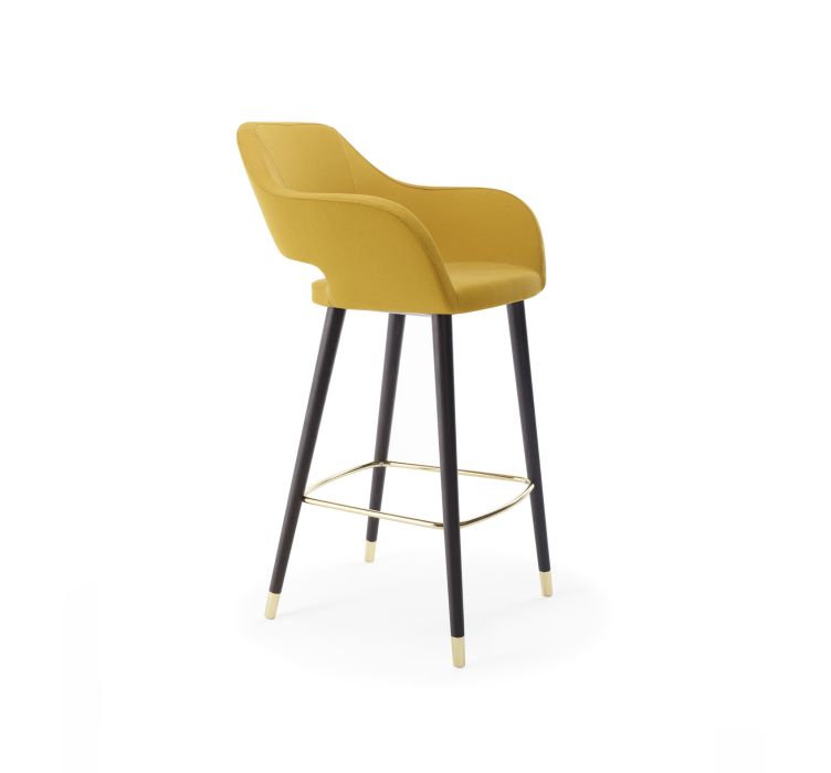 Барне крісло Club 2484 Mustard Yellow / Black (2484.326SG FNR008)1